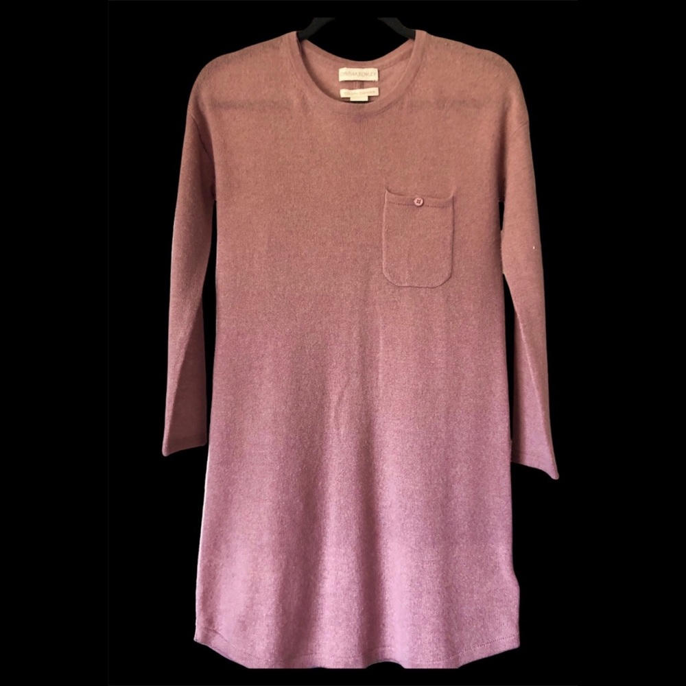 100% cashmere sweater dress